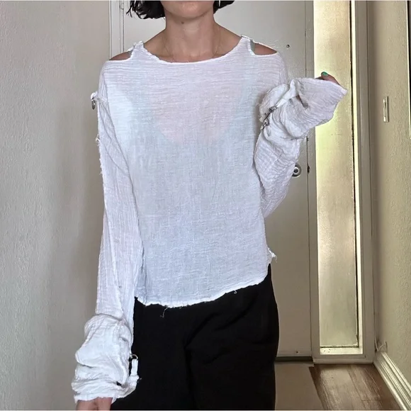 Tops | Seditionaries Muslin Bondage Long Sleeve Size Xss